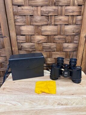 Vintage Bushnell Ensign 7x35 Binoculars with Carrying Case